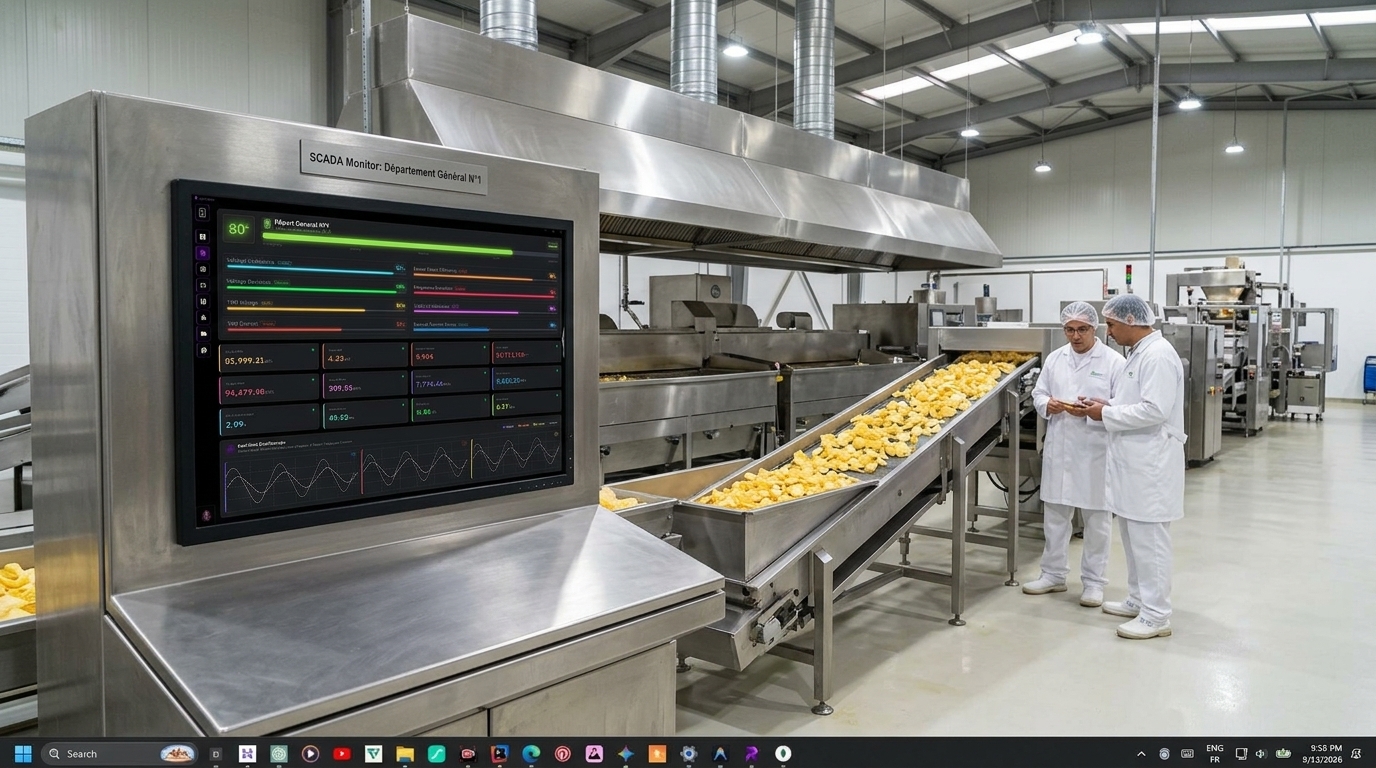 Oriental Snacks Potato Chips Factory Energy & Lighting installation
